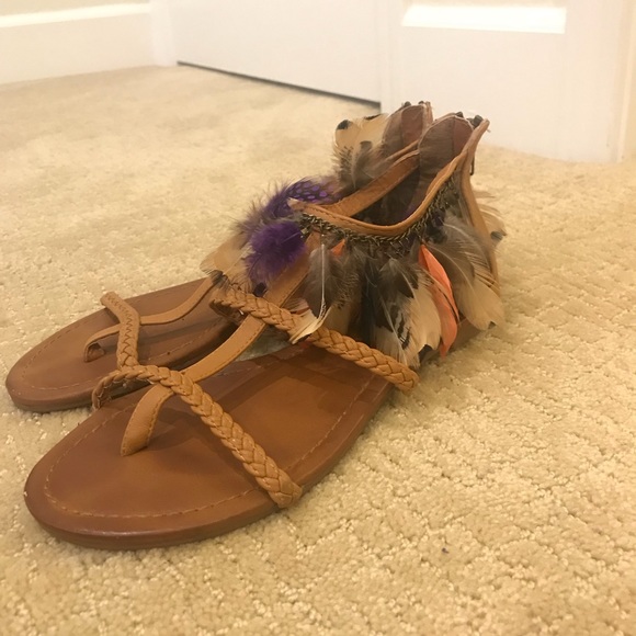 feather sandals aldo